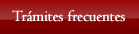 Tramites Frecuentes